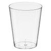 VEPATIM 50 Disposable Drinking Glasses 200 ml PS with Measuring