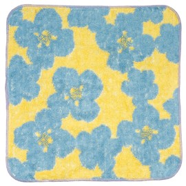 Nishio IBT-302-03 Imabari Hand Towel, Certified Hand Towel, Made in Japan, Mother's Day, Gift, Gift, 100% Cotton, 7.9 inches (20 cm), Double-Sided Pile, Water Absorbent, Flower Pattern, Imabari Mini
