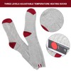 Heating Electric Rechargeable Adjustbale Temperature Winter Heated Thermal SockEU Plug