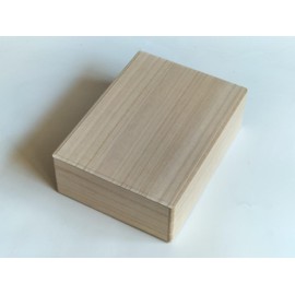 Urae Paulownia Box Medium Size, Deep Mouth, Made in Japan, 10.6 x 7.9 x 3.3 inches (270 x 20