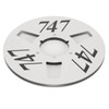 1/4 10.5 Inch Empty Tape Reel 3 Hole Aluminum Alloy
