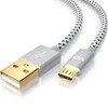 CSL - 1m Micro USB Kabel - 2,4A Schnellladekabel -