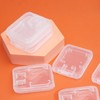 SD Card Holder Case 10 Pcs, Clear Plastic Storage Case