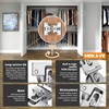 Mdkave 180-Degree Bifold Door Hinges,Bifold Cabinet Door Hinge,Double Cup Concealed