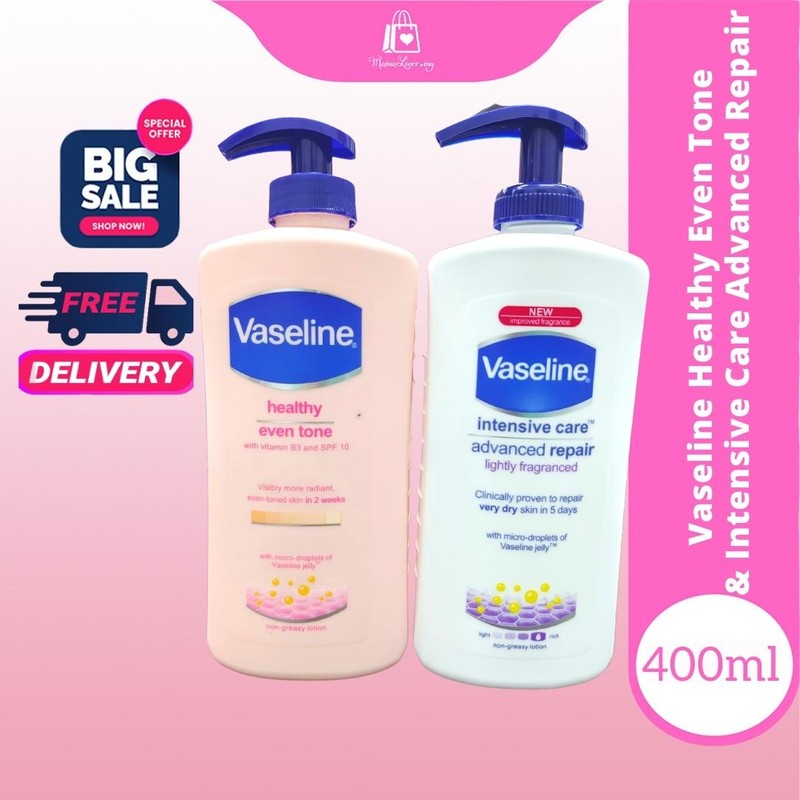 Vaseline Healthy Even Tone Extra White Body Lotion UV SPF