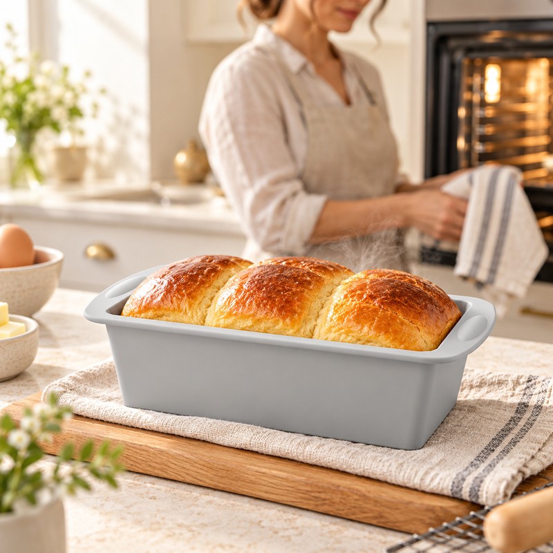Silicone Baking Molds NonStick Rectangle Cake Pans Mini Loaf Pan