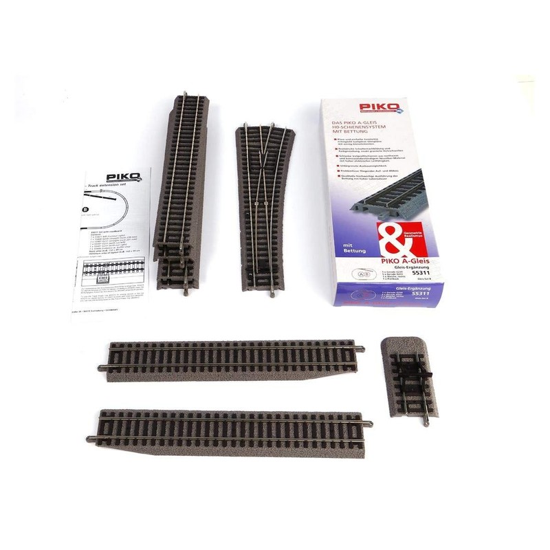 Piko Track with Bed Track Set B