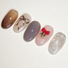 Winterbell Handmade Nail Tips - Almond Long / 윈터벨 수제네일팁