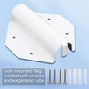PEUTIER Side Mount Flag Pole Holder, Outside House Flag Pole