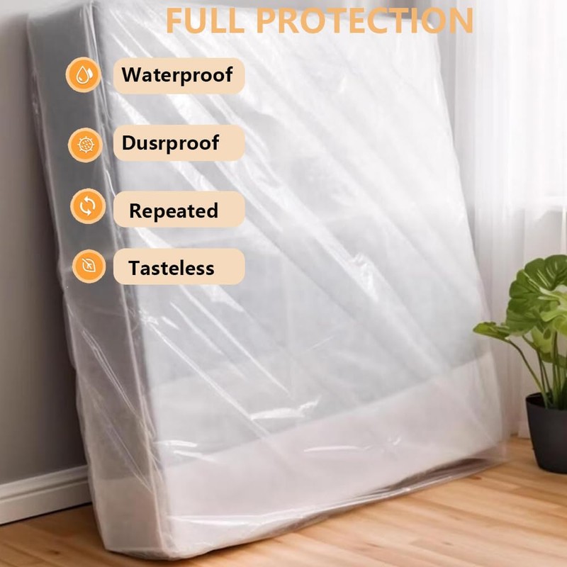 Mattress Bags for Moving Storage,Mattress Protector Cover, Waterproof Mattress Protector