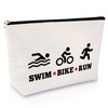 Triathlon Lover Gift Makeup Bag Triathlon Gifts for Women Triathlon