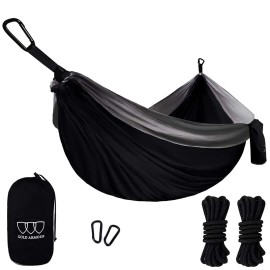 Gold Armour Double Person Hammock with Ropes for Outdoor Camping Adventures