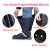 E KAINI Waterproof Rain Boot Shoe Covers with Reflector,Anti-Snow Rain