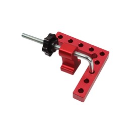Kipokalor One set of Red Aluminium Alloy 90 Degree positioning squares Right Angle Clamps Woodworking Carpenter tool corner Clamping square for Picture Frame Box Cabinets Drawers(100MM, Red)