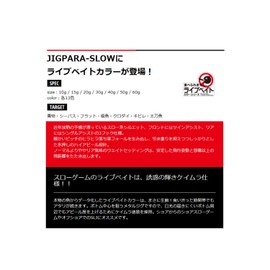 Major Craft #81 40 Jigpara SLOW Live Bait Color Metal Jig