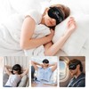 Ptrin Satin Sleep Mask with Adjustable Strap, Sleeping Aid Blindfold