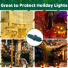 25 Sets Plug Protectors Covers and Weatherproof Gaskets, Outdoor Waterproof