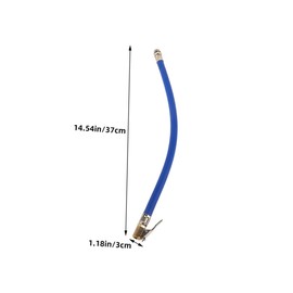 Zerodeko 2pcs Locking Air Chuck Tire Inflator Hose Adapter Durable Extension for Easy Inflation of Cars Motorcycles Compatible with Air Compressors and Pumps