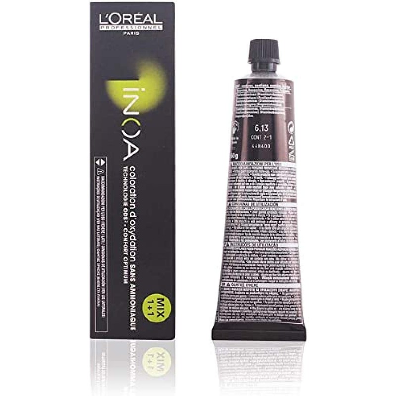 L'oreal Inoa, No. 6.13 Dark Ash Golden Blonde, 2.1 Oz