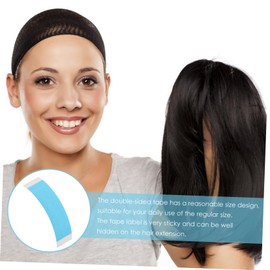 Healvian 1 Box Double Sided Wig Film Double Sides Tape Double Stick Tape Lace Front Hair System Tape Two Sided Tape Lace Front Wig Tape Sticker for Wig Tape for Wig Tape for Hair Glue Blue