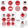 Habbiful 180 PCS Graduation Stickers Class of 2025 Candy Drops