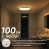 Consciot Bathroom Exhaust Fan with Light, 50 CFM, 1.0 Sone