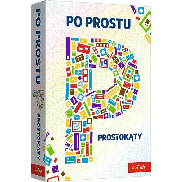 Trefl - Simple P, Rectangles - Creative Family Game, Letter