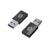 Conceptronic DONN10G USB 3.0/USB-C Adaptor Pack of 2 Black