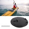Marine Hatch Cover Black Circular Detachable Inspection Hatch Cover for