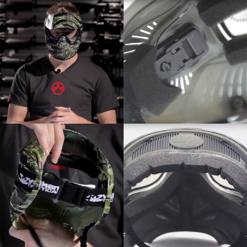 Evike Airsoft Annex MI-7 ANSI Rated Full Face Face Pro