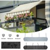 5m Outdoor Awning Protective Cover Patio Awning Canopy Shelter Protective