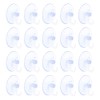 YANWANDEFA 20 PCS Clear Suction Hooks Reusable PVC Sucker Pads