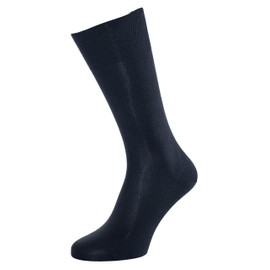 ALBERT KREUZ Men’s luxury business socks made of 98% silk navy-blue EU 39-41 / US 6.5-8.5