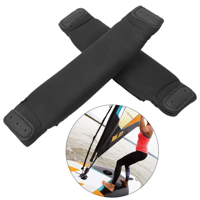 Nimomo Black Kiteboard Footstraps, 1 Pair Kite Board Kitesurfing Surf