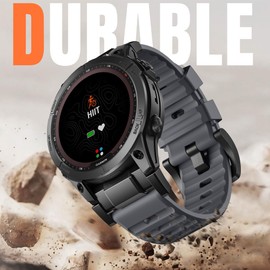 Bandletic Compatible with Garmin Fenix 7 Pro Bracelet - for Fenix 8/E 47 mm/Fenix 7/6 Pro/6/5/5Plus Bracelet, 22 mm Quick Fit Bracelet for Garmin Forerunner 965/955/945/935/Instinct 2 Solar/Epix 2 Pro