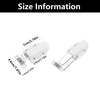 2 Pcs White Push to Open Door Catches, Large Magnetic