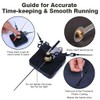 EMOON 2 Pack Silent Sweep Quartz Clock Movement Mechanism with