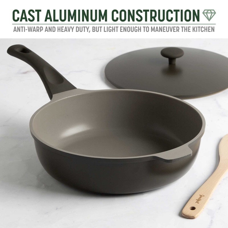Goodful All-in-One Pan, Multilayer Nonstick, High-Performance Cast Construction, Multipurpose Design