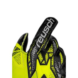 Reusch Attrakt Silver Junior Grip Goalkeeper Gloves Football Gloves for Children and Teenagers for Boys Girls Suitable for All Weather Conditions and Pitch Surfaces
