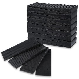 Mabor 16Pcs Shims and Wedges for Leveling, Furniture Levelers for Uneven Floors, Plastic Shims for Leveling Toilet/Feet, Adjustable Blocks Furniture Shims Wedges Trimmable Fix Highest Side 0.31"