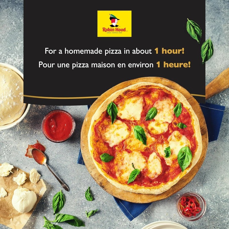 Robin Hood 00 Style Pizza Flour, 2kg/2.2 lb