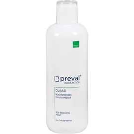 preval® Oil Bath 500 ml, Replenishing Emulsion Bath for Dry and Sensitive Skin