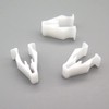 VVO Fasteners- White Plastic Centre Console Trim Fastener Clips for