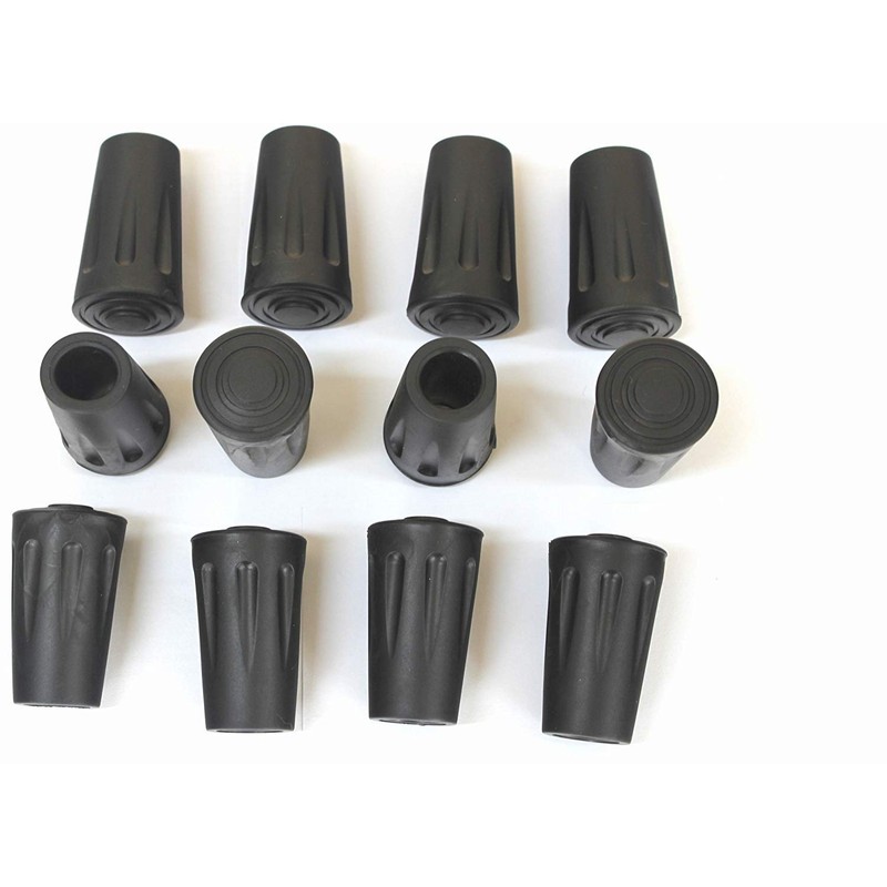 Youshe Trekking Poles - 12 Pack Replacement Durable Rubber Tips