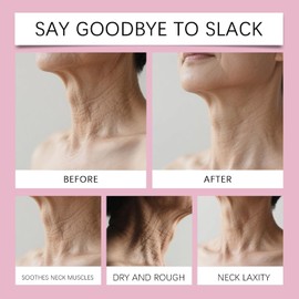Collagens Firmings Necks Con Rodillo De Masaje, Crema Reafirmante De Cuello Contiene Colágeno, Crema Para Flacidez Y Estiramiento, Cremas Reafirmantes De Cuello Con Péptido Y Colágeno. (5PCS)