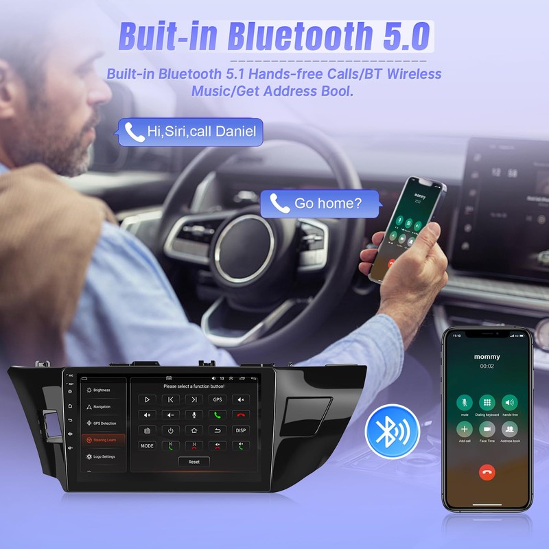 Car Play for Corolla Radio Touch Screen Stereo for Toyota
