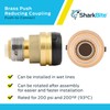 SharkBite 1-1/2 Inch x 1 Inch Reducing Coupling, Push to