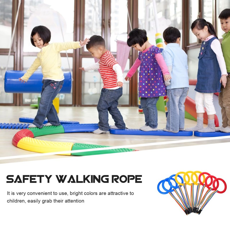 Toddmomy Toddler Walking Rope, 18Pcs Preschool Wristband for Toddlers, Adjustable