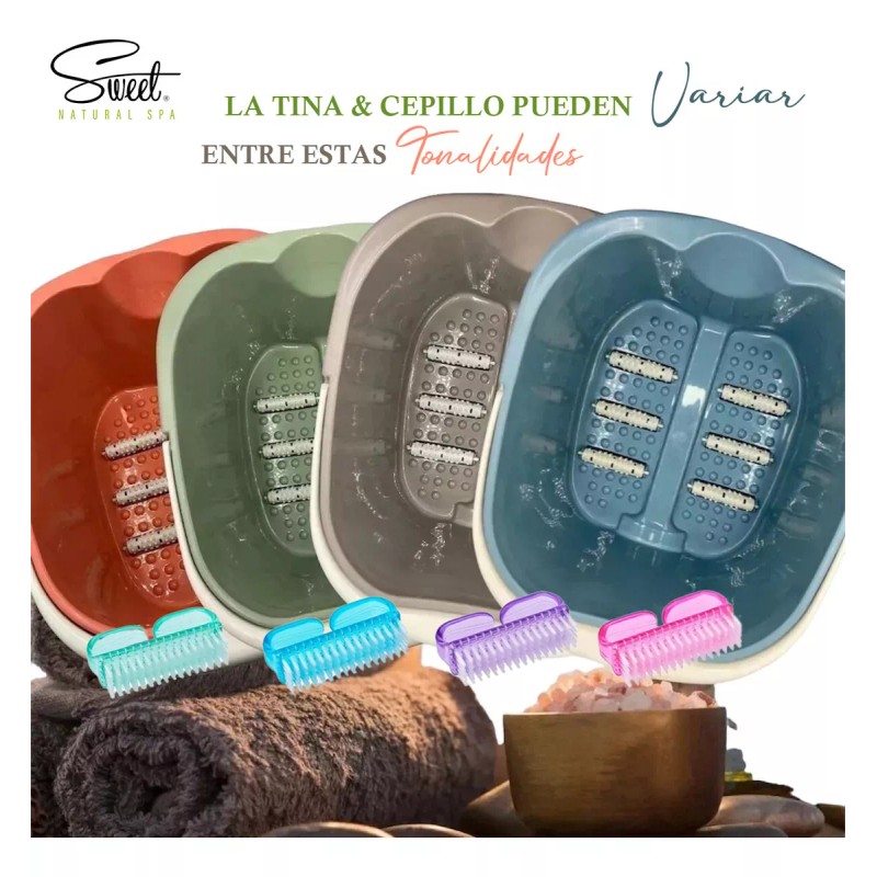 Sweet Natural Spa Kit Descanso Manicura & Pedicura Spa Profesional