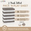 Pack and Play Sheets Fitted - Portable Mini Crib Mattress